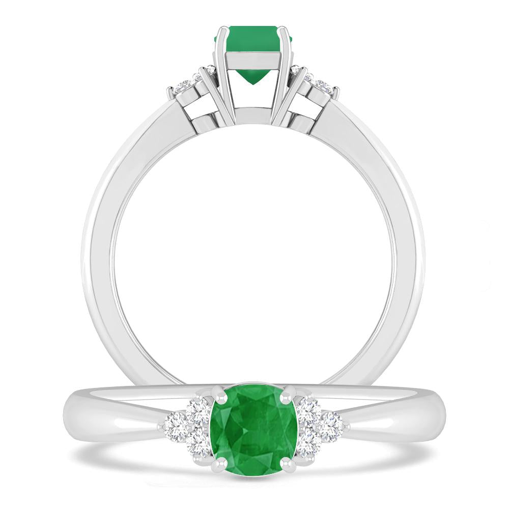 White Gold - Emerald