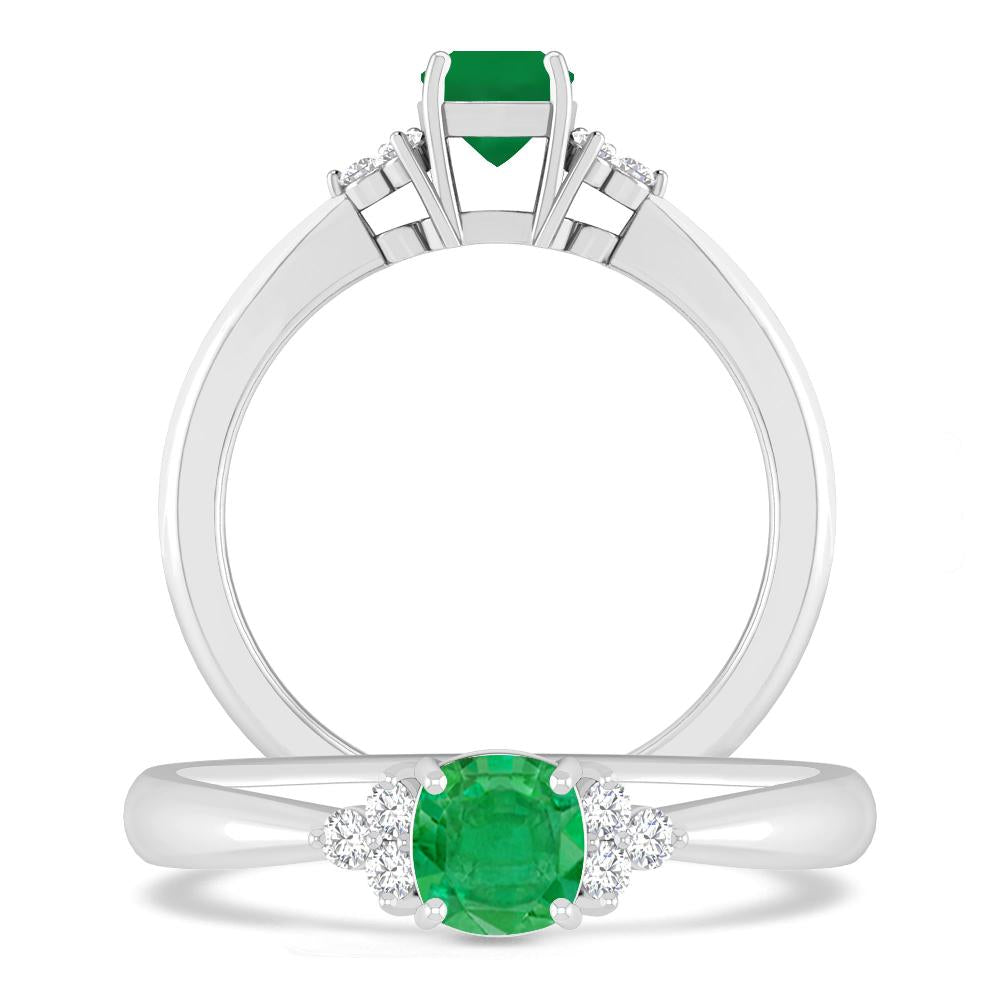 White Gold - Emerald