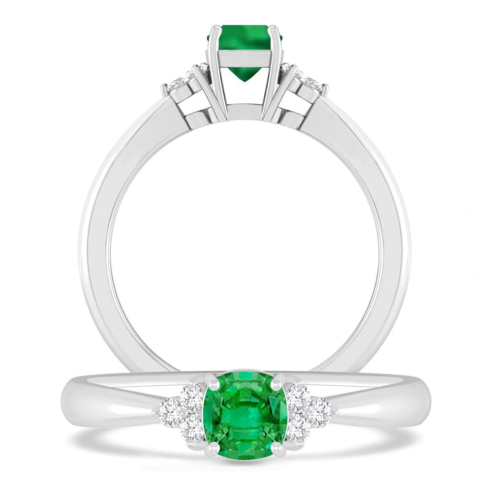 White Gold - Emerald