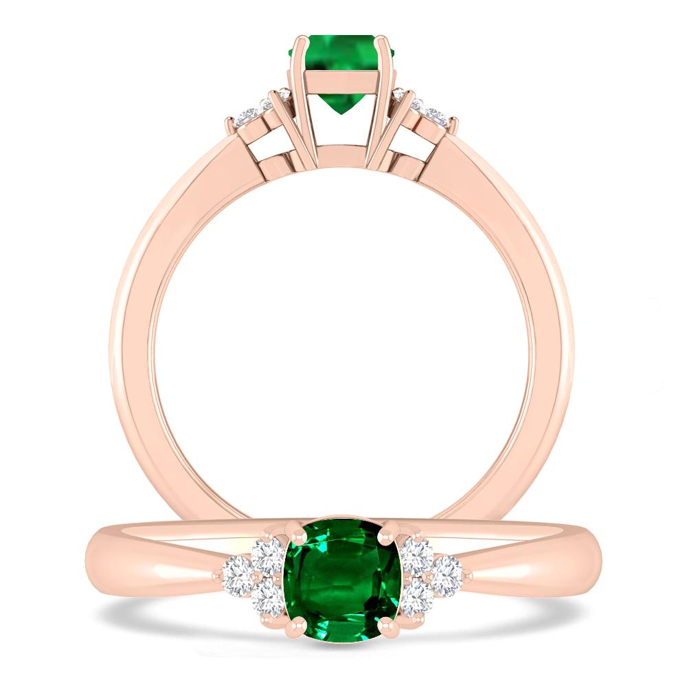 Rose Gold - Emerald