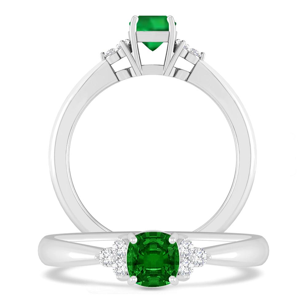 White Gold - Emerald