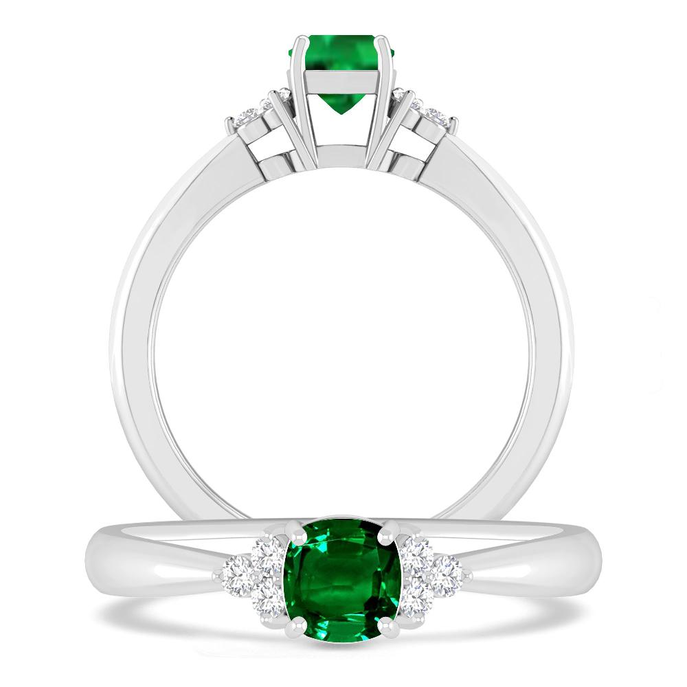 White Gold - Emerald