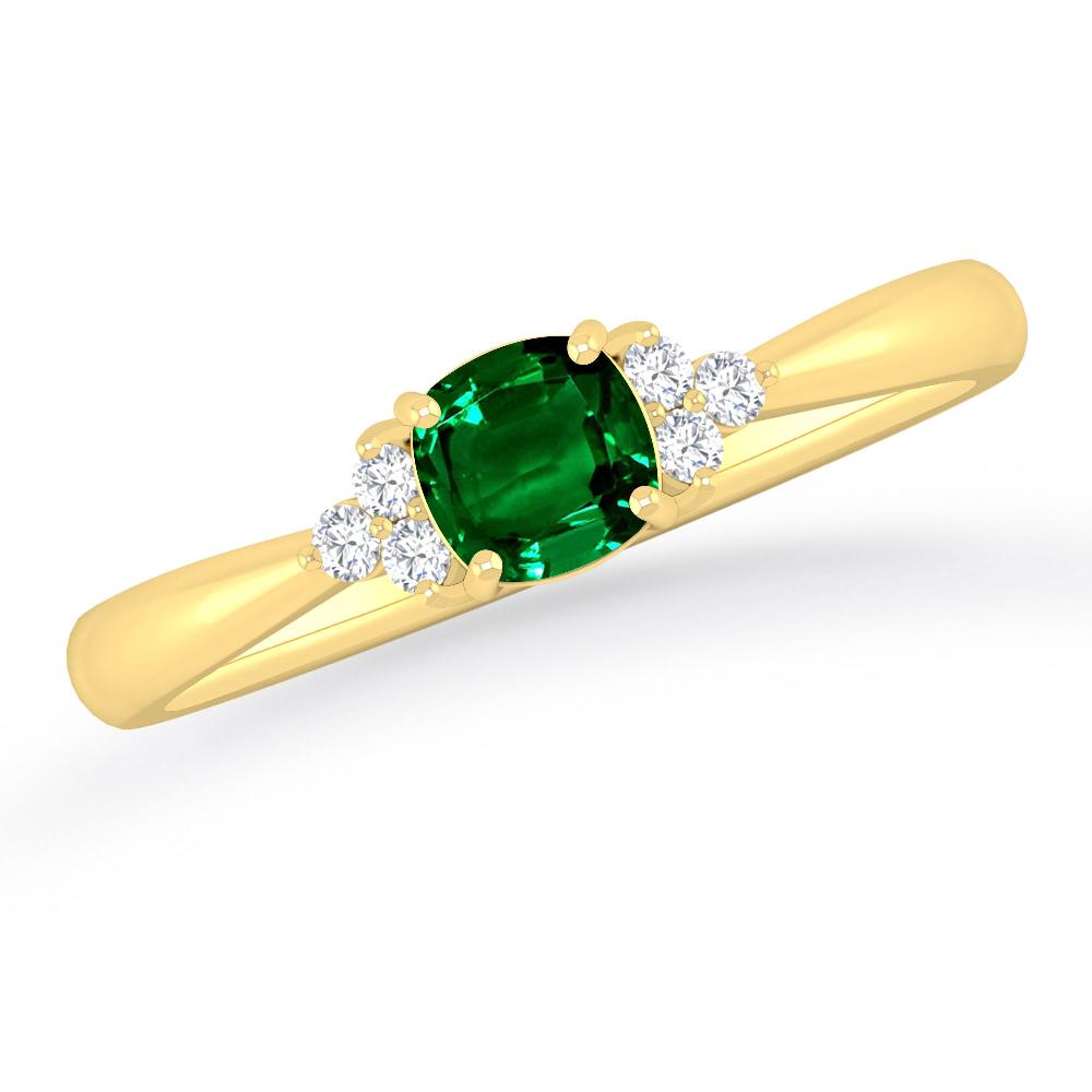 Yellow Gold - Emerald