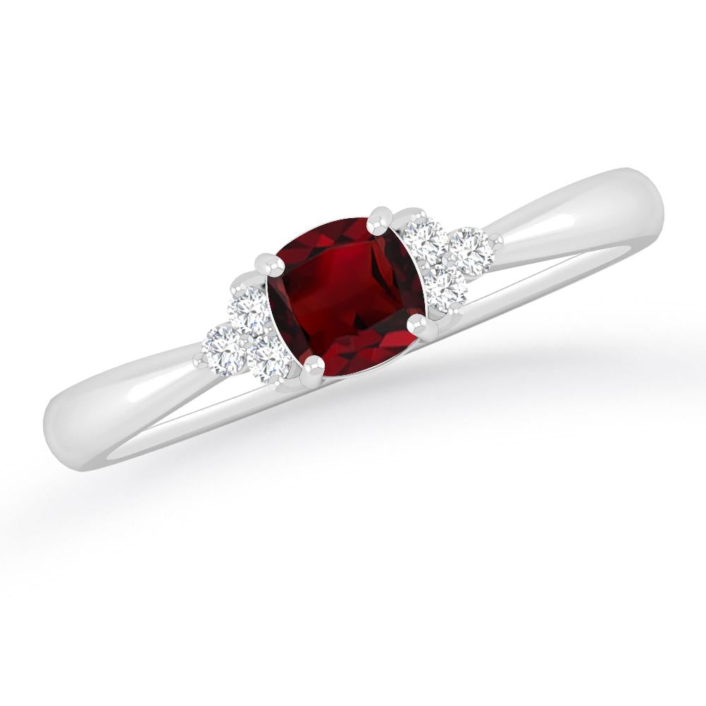 White Gold - Garnet