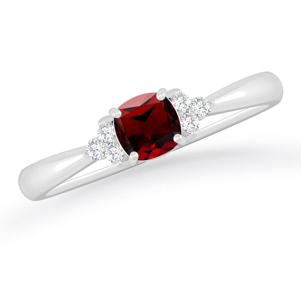 White Gold - Garnet