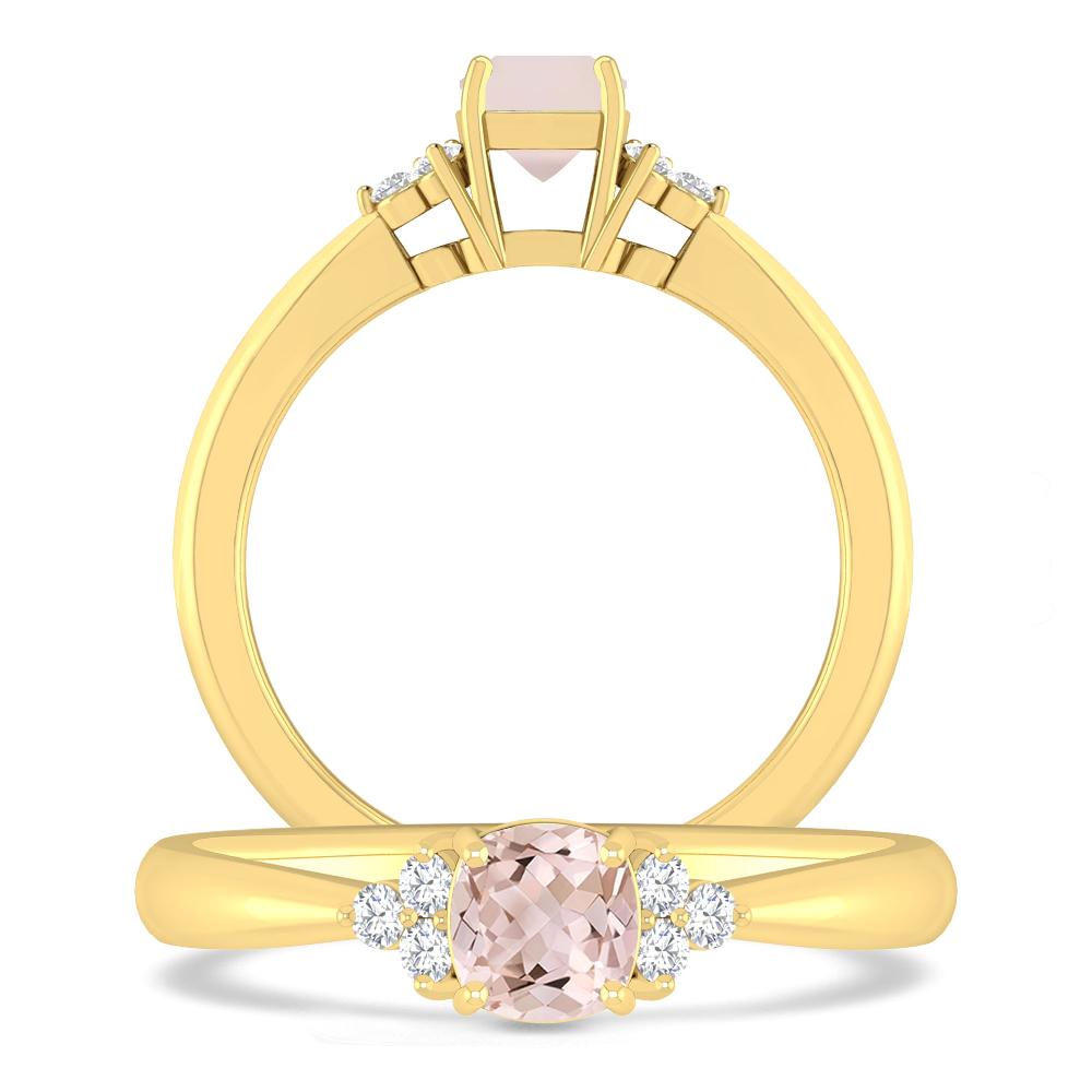 Yellow Gold - Morganite