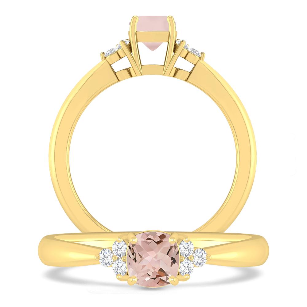 Yellow Gold - Morganite