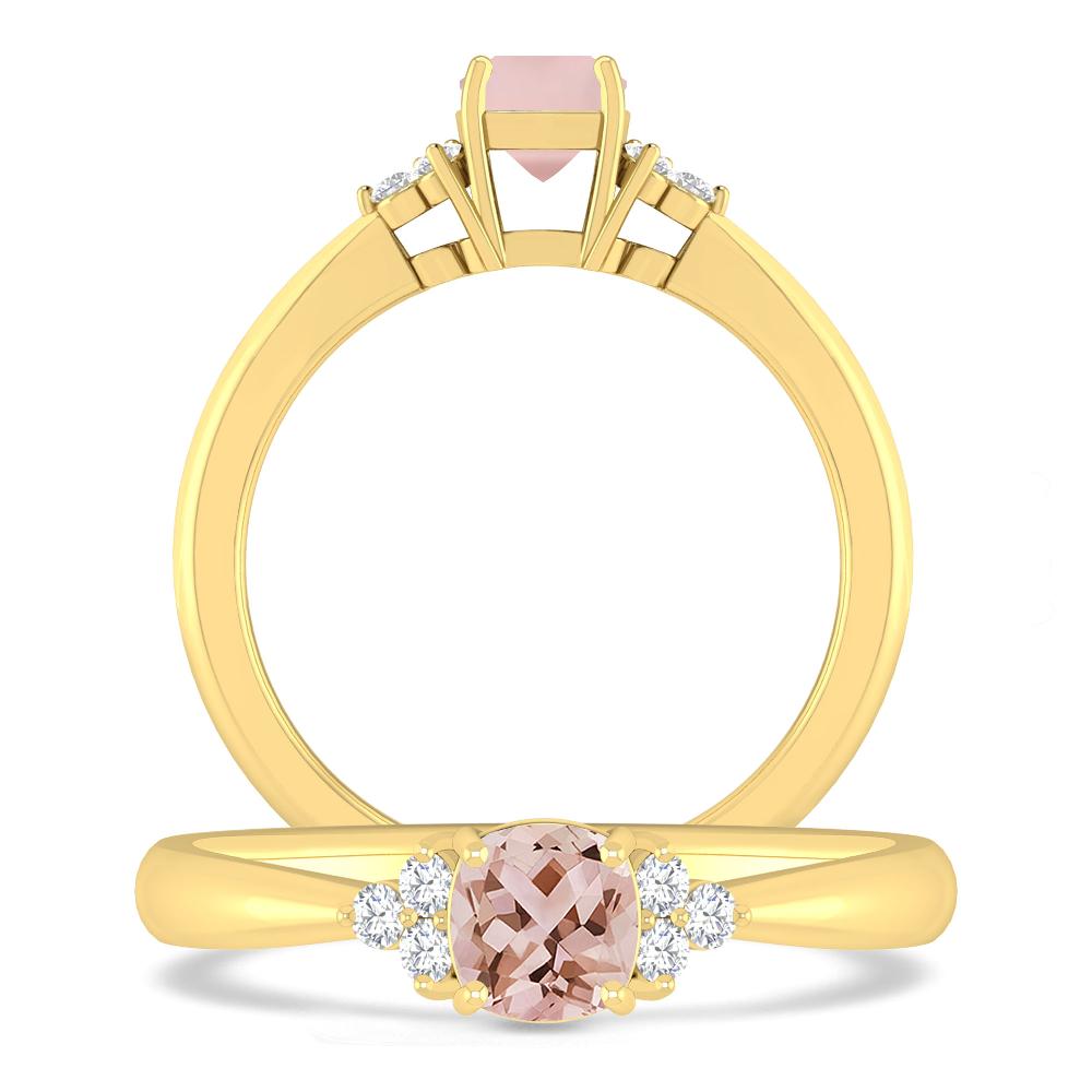 Yellow Gold - Morganite