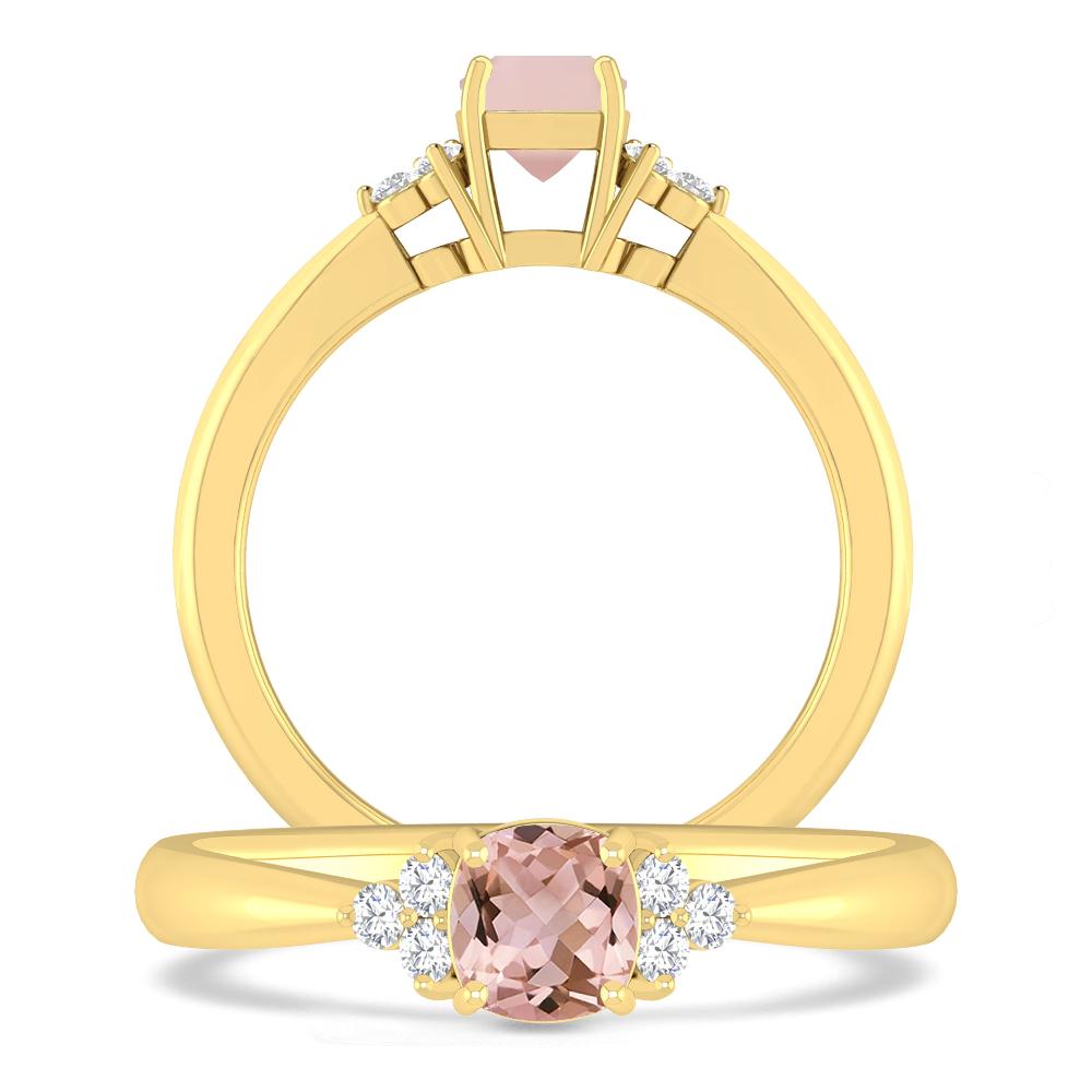 Yellow Gold - Morganite