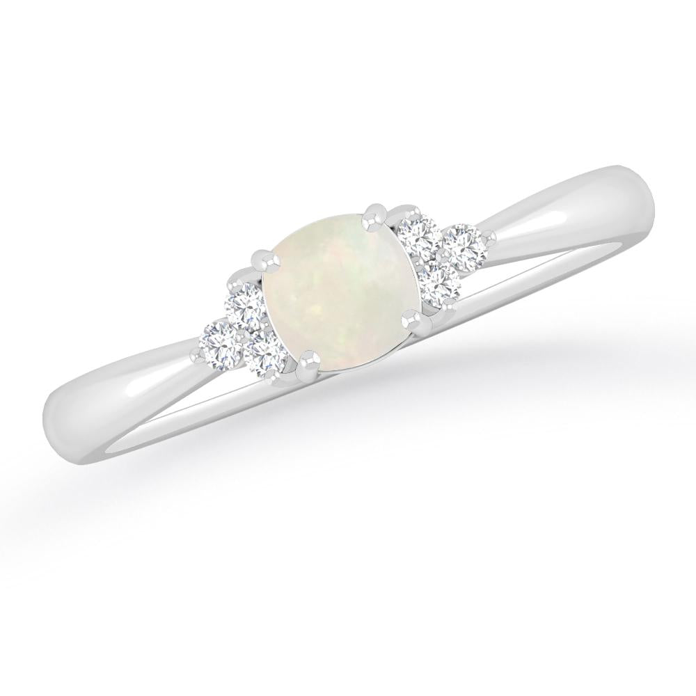 White Gold - Opal