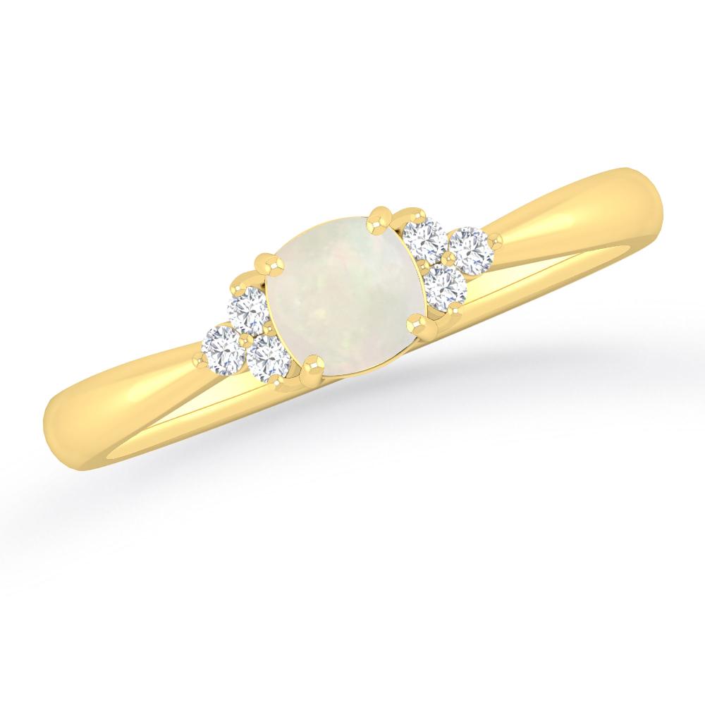 Yellow Gold - Opal