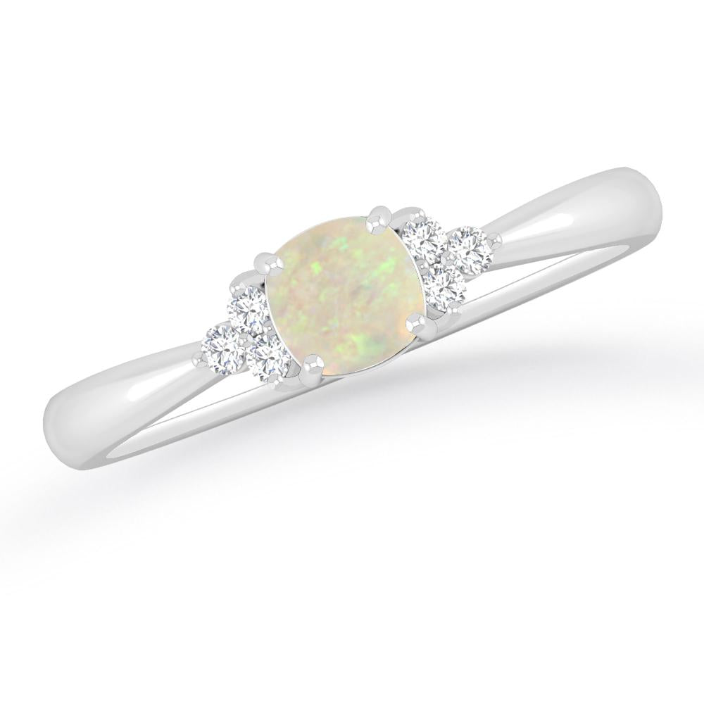 White Gold - Opal