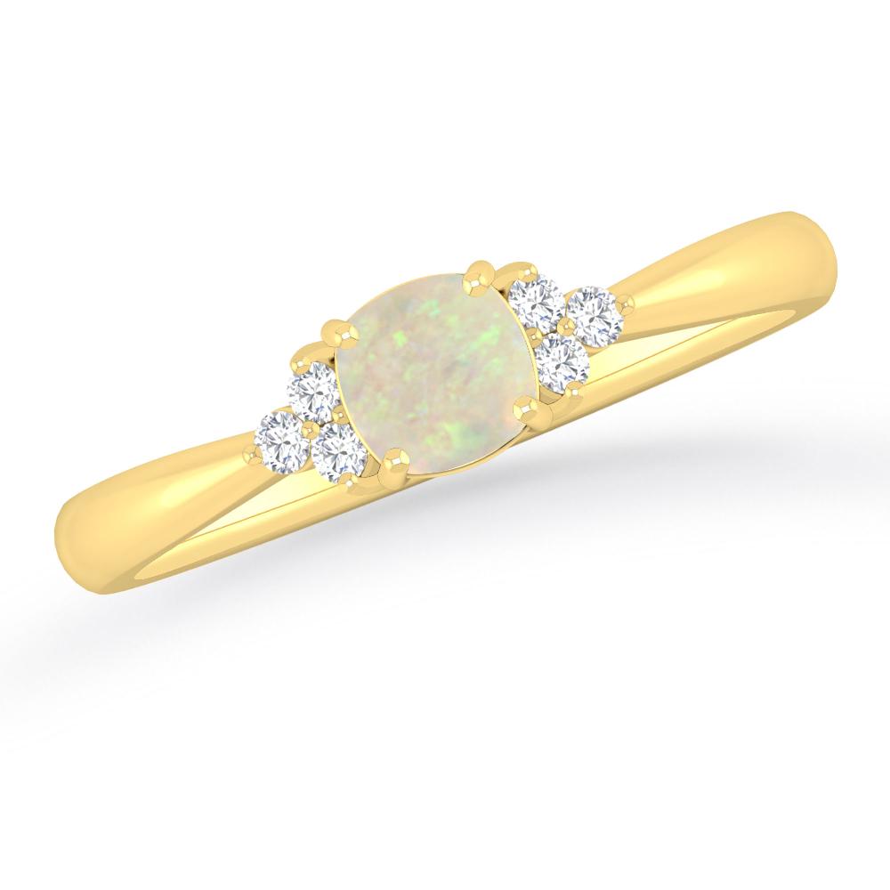 Yellow Gold - Opal