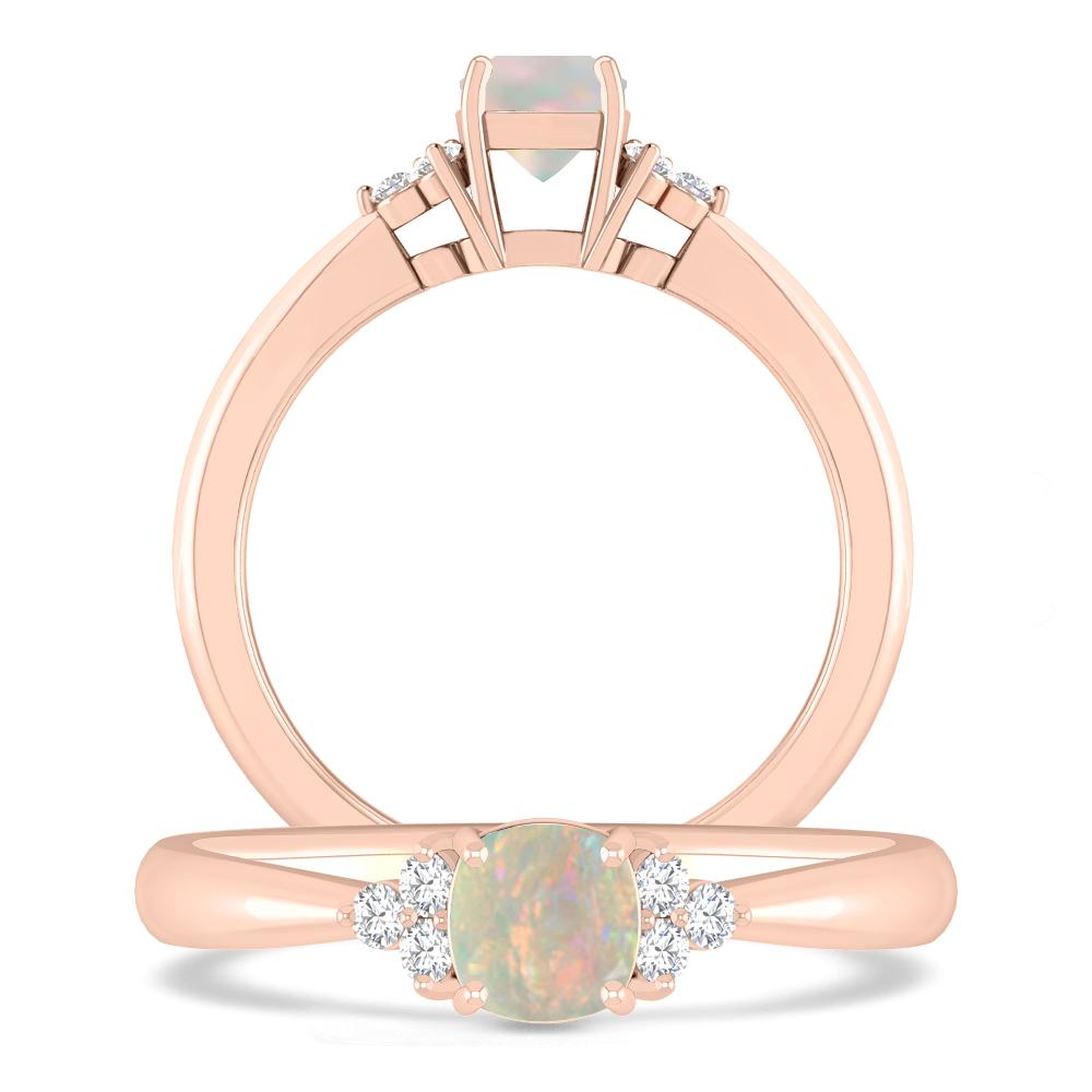 Rose Gold - Opal