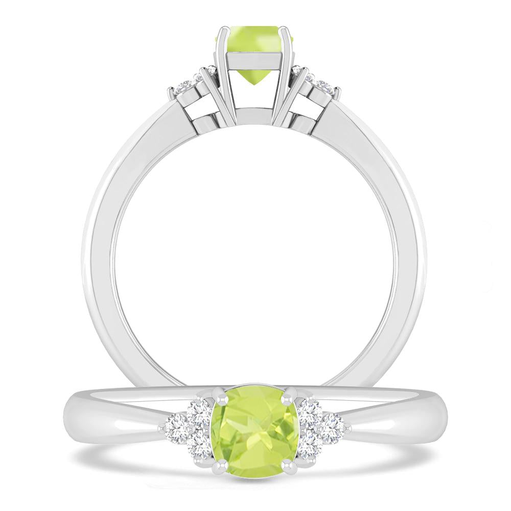 White Gold - Peridot