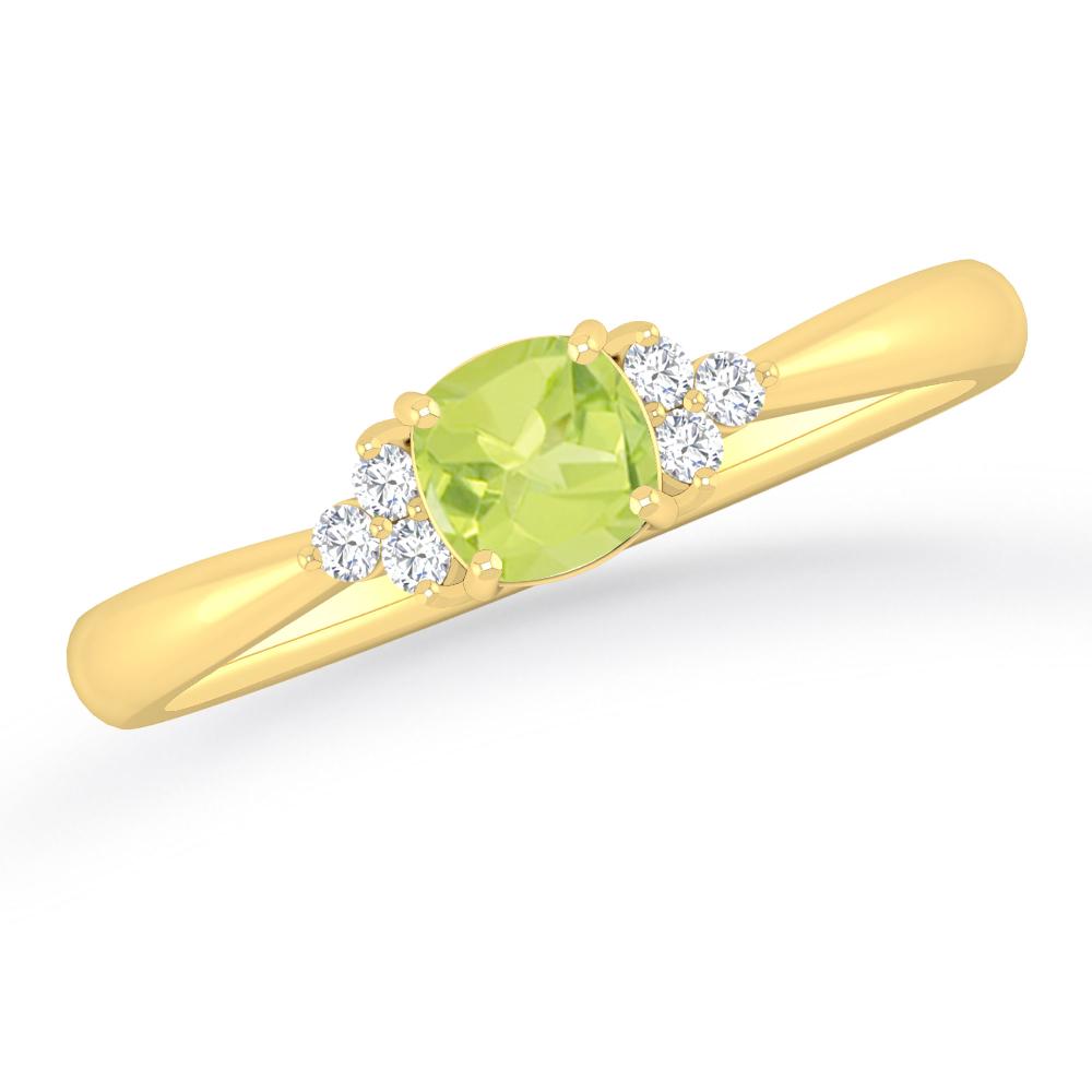 Yellow Gold - Peridot