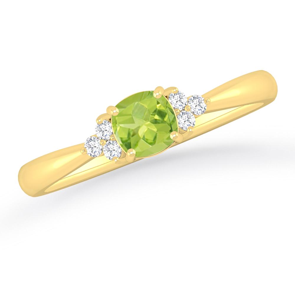 Yellow Gold - Peridot