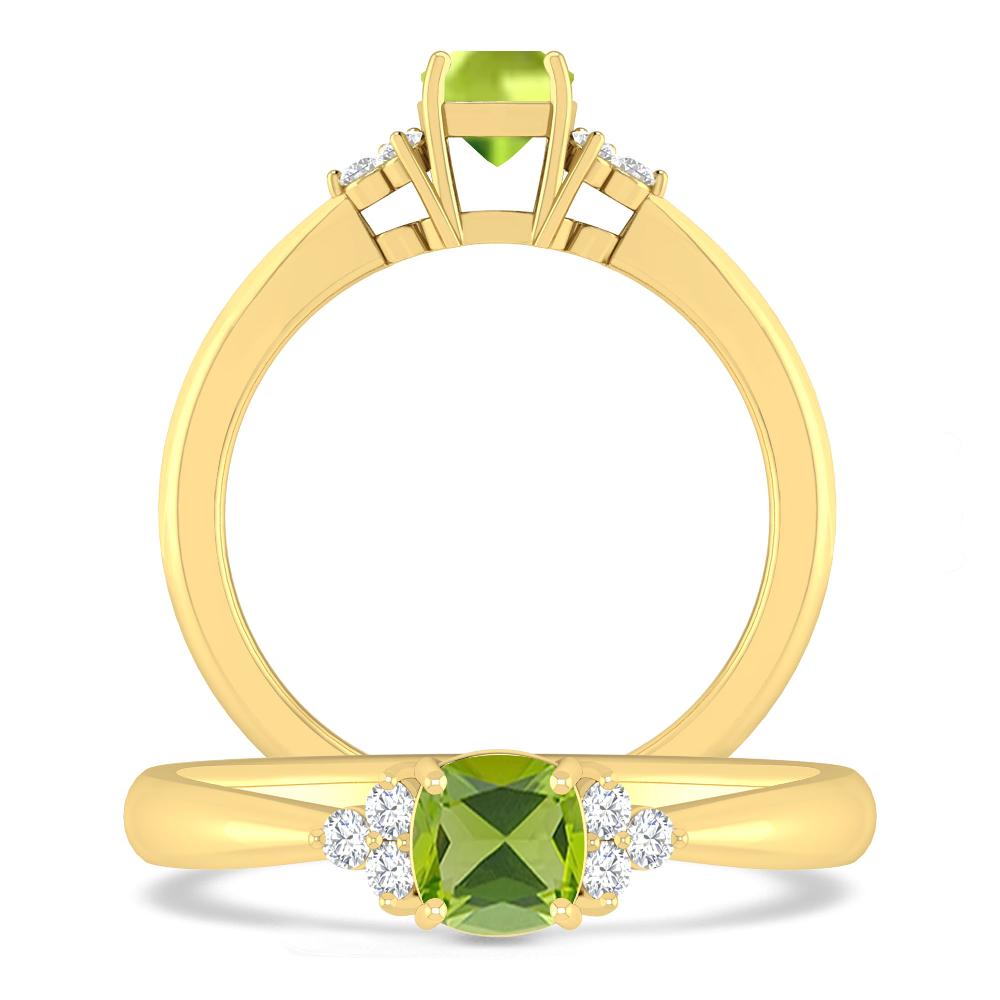 Yellow Gold - Peridot