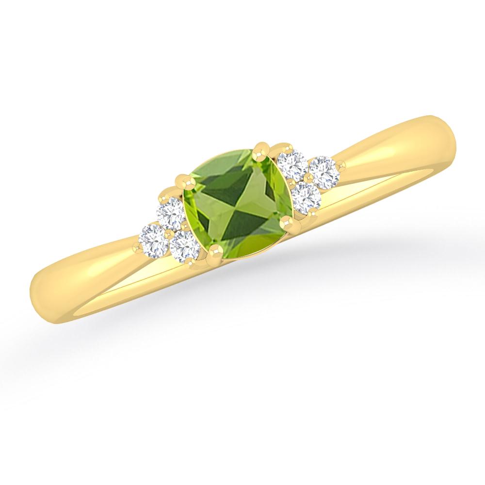 Yellow Gold - Peridot