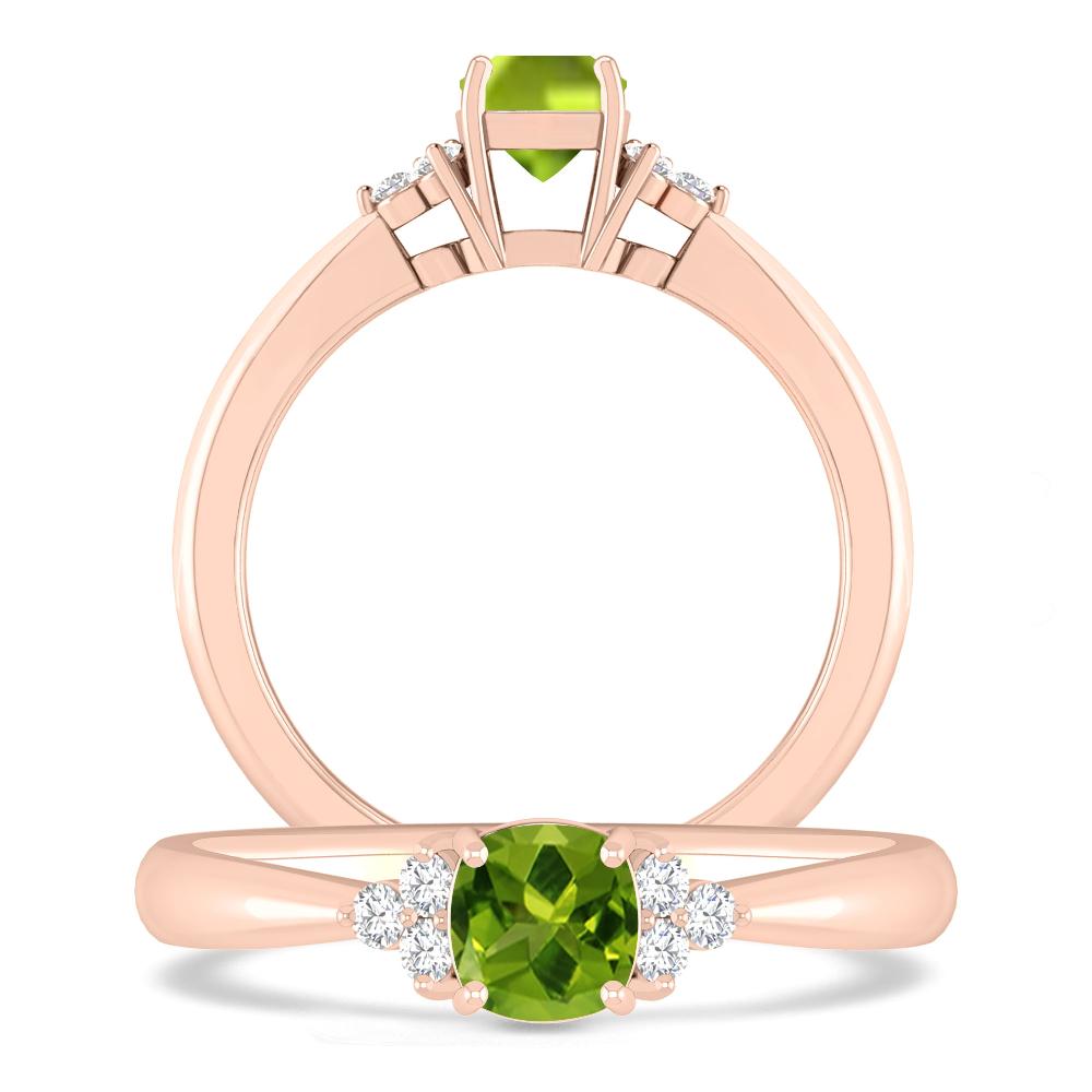 Rose Gold - Peridot