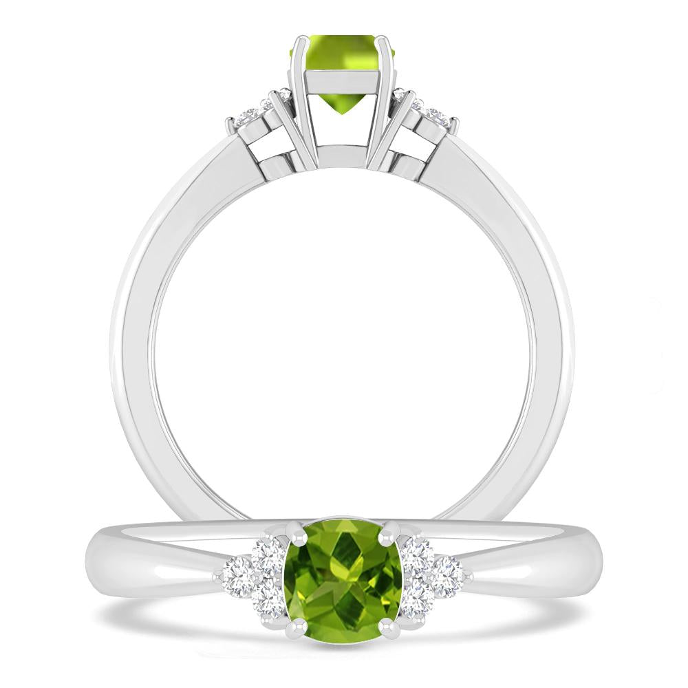 White Gold - Peridot