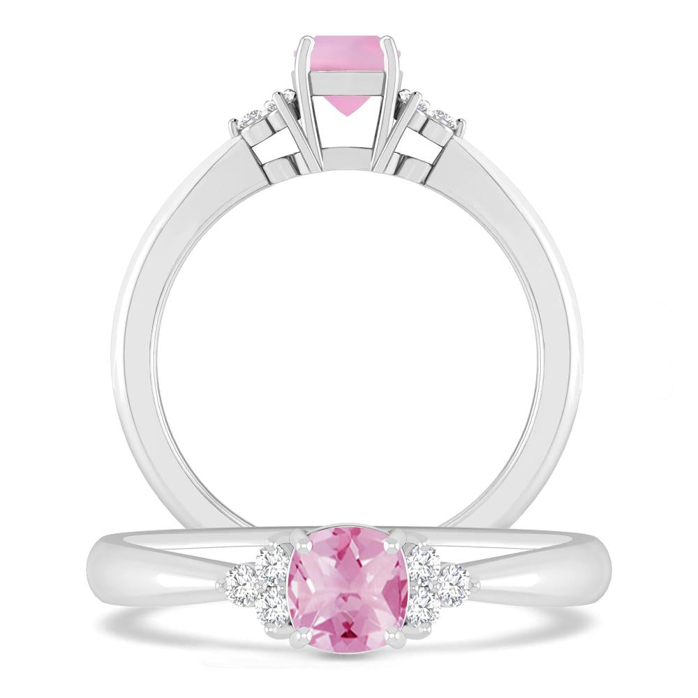 White Gold - Pink Tourmaline