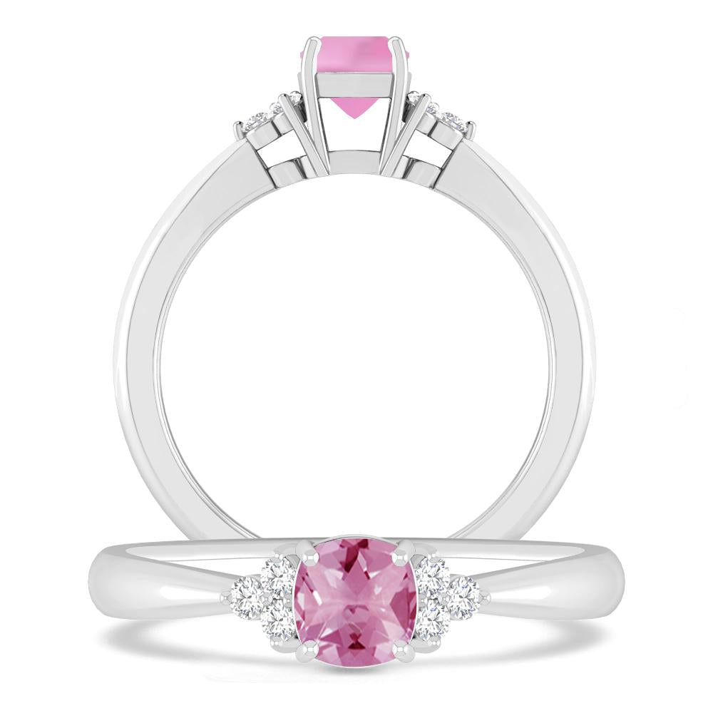 White Gold - Pink Tourmaline