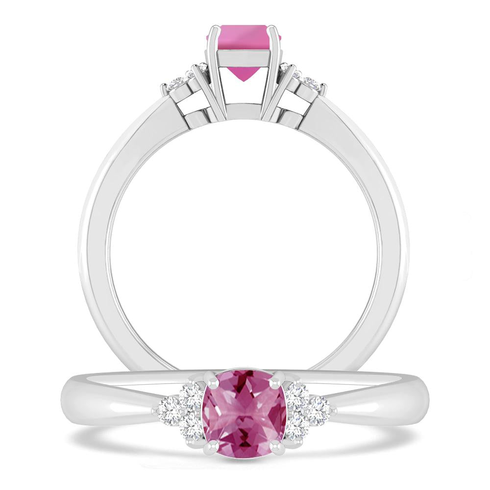 White Gold - Pink Tourmaline