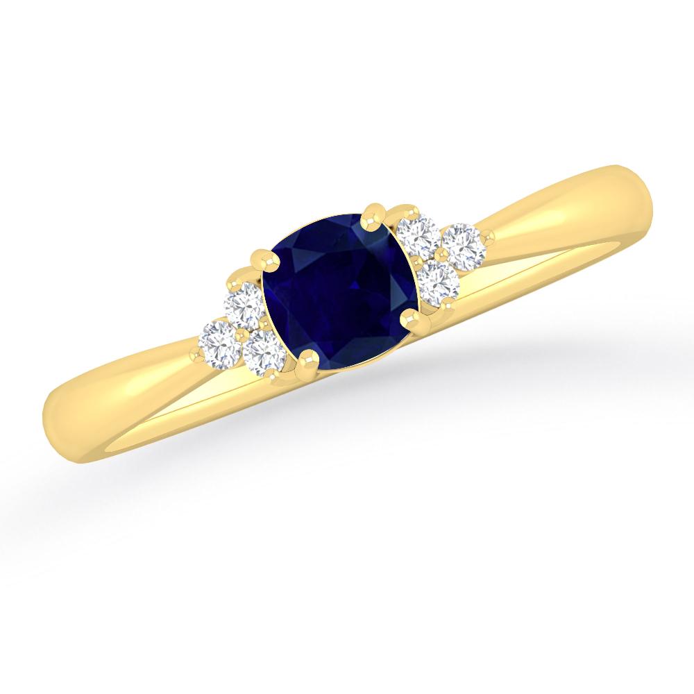 Yellow Gold - Sapphire