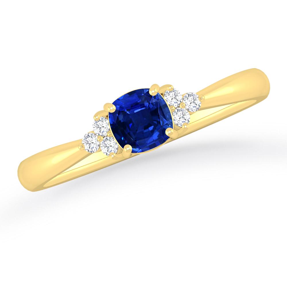 Yellow Gold - Sapphire