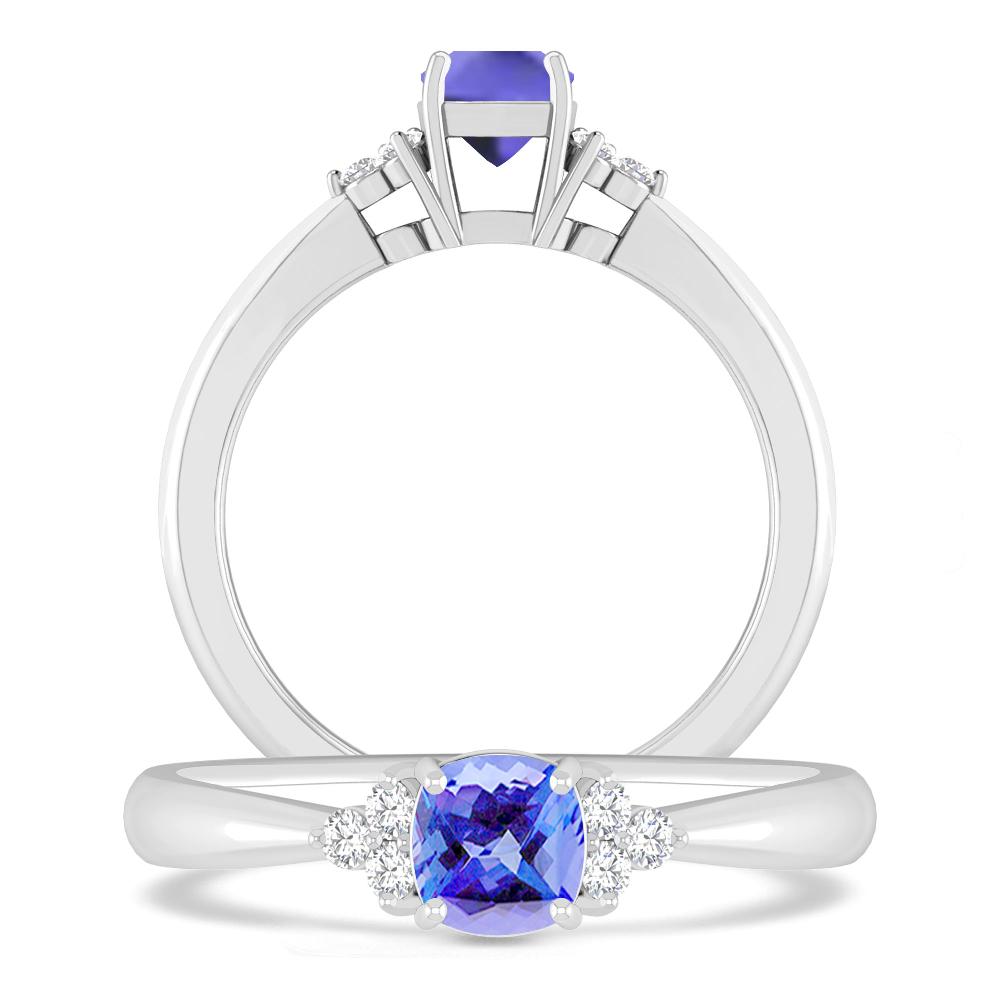 White Gold - Tanzanite