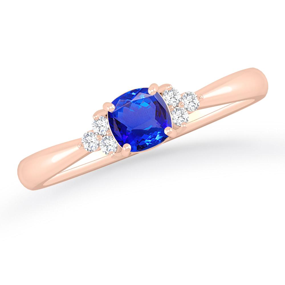 Rose Gold - Tanzanite