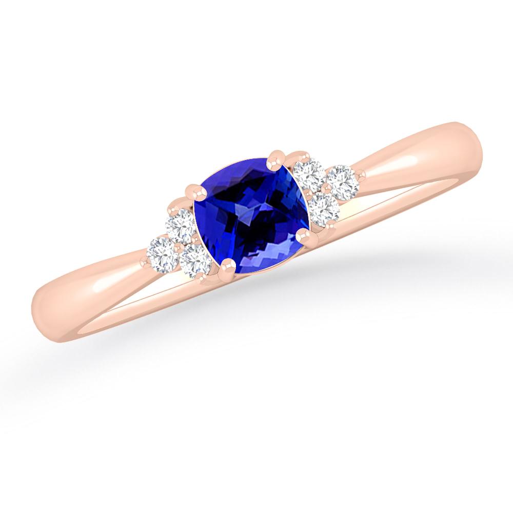 Rose Gold - Tanzanite