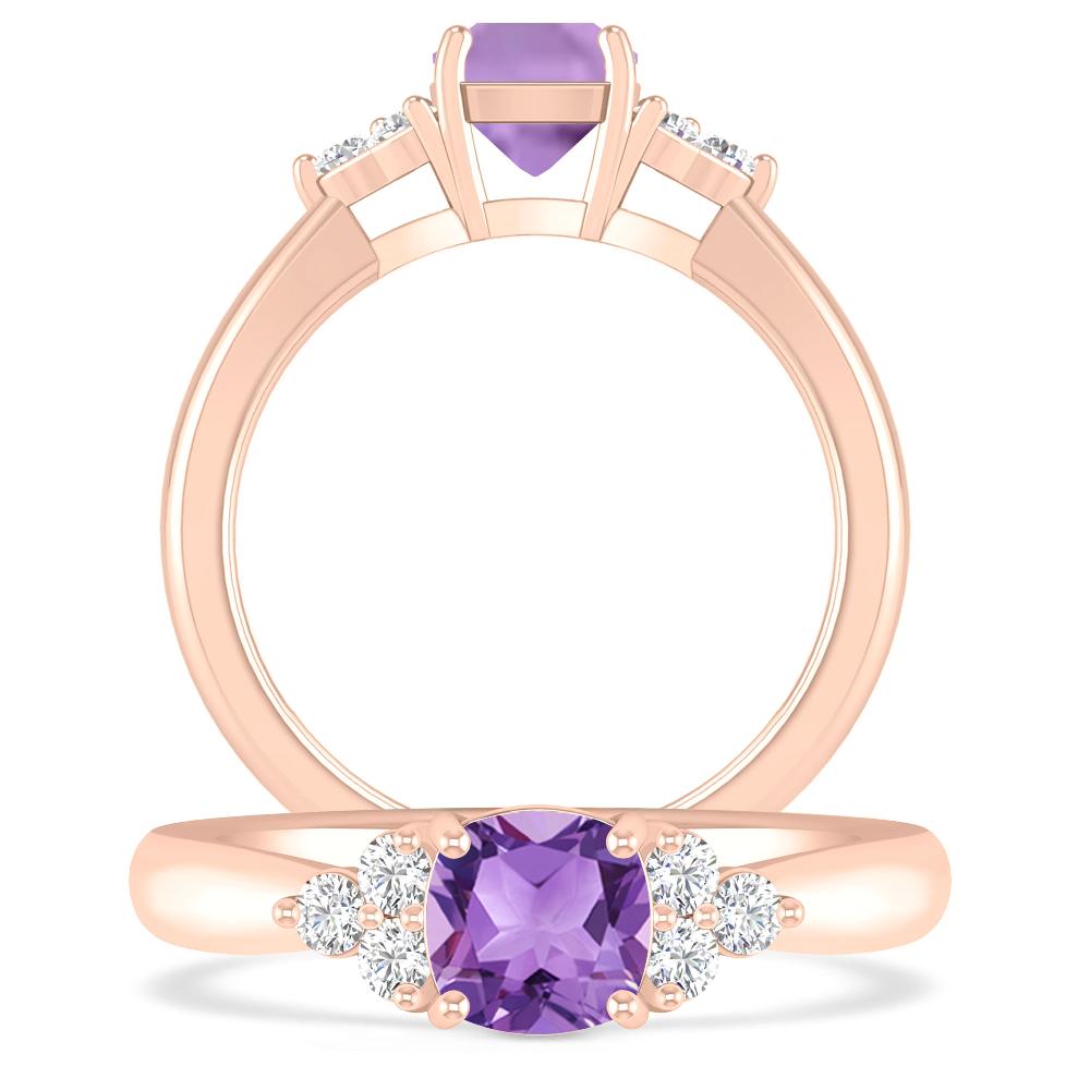 Rose Gold - Amethyst