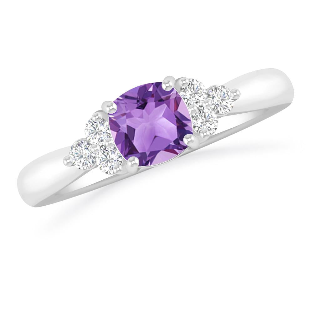 White Gold - Amethyst