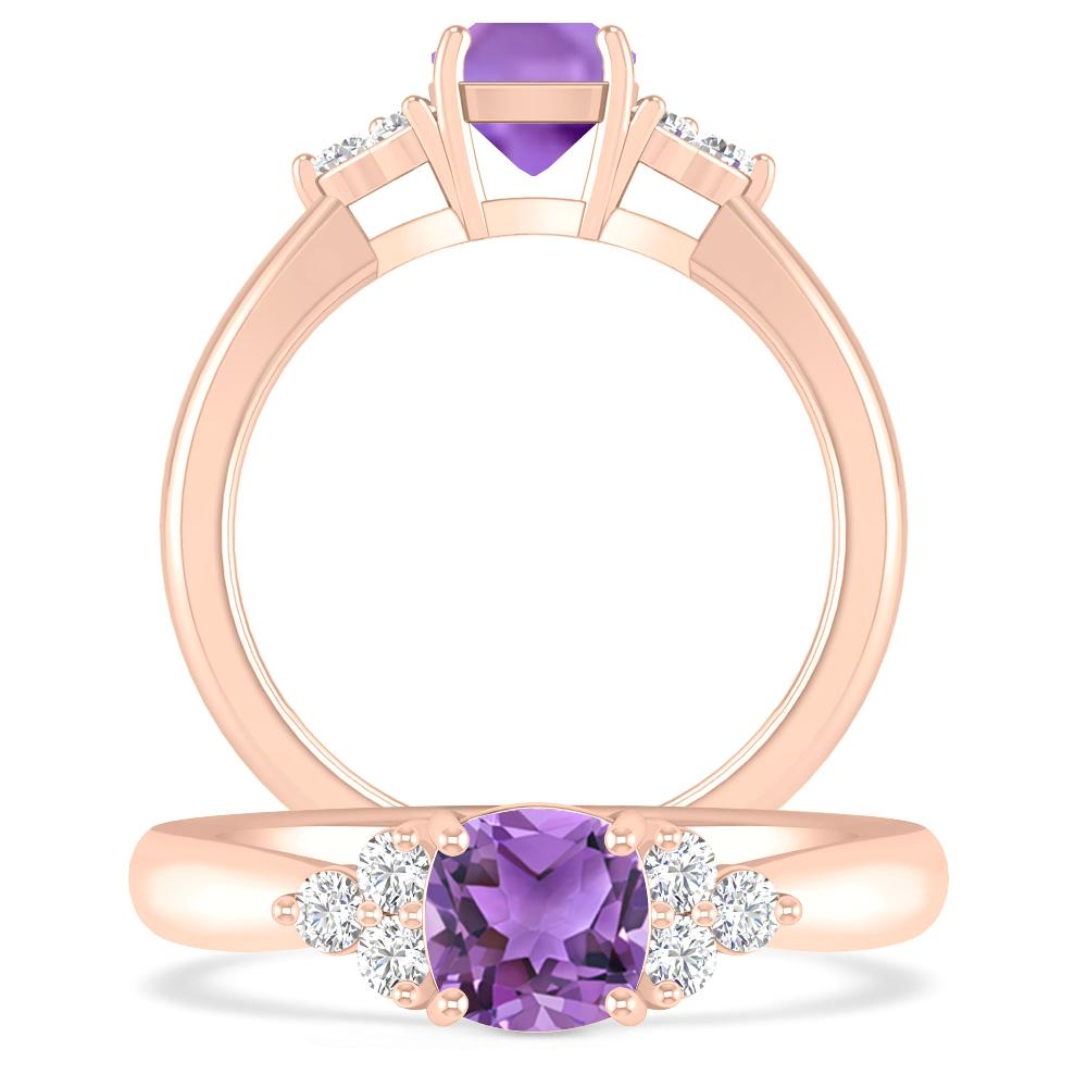 Rose Gold - Amethyst