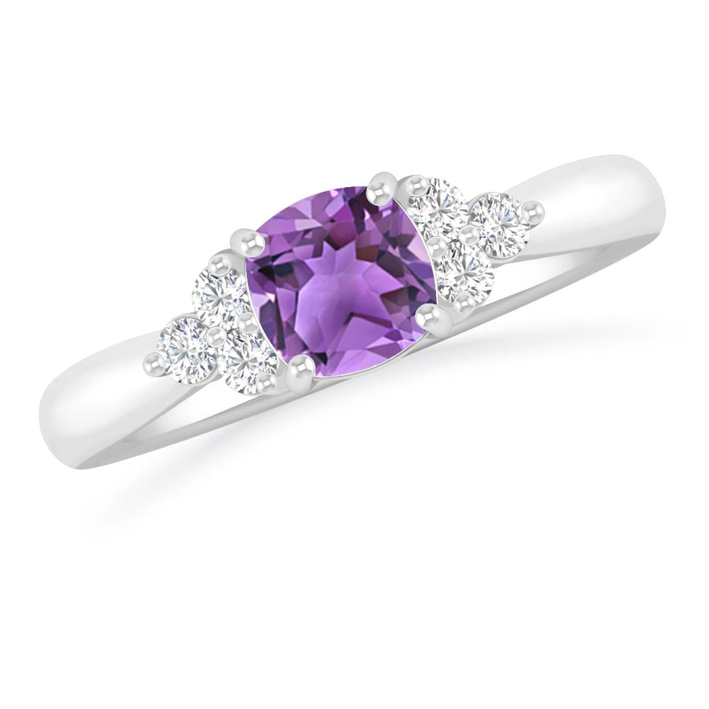 White Gold - Amethyst