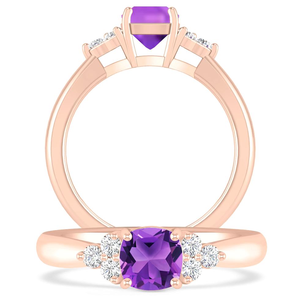 Rose Gold - Amethyst