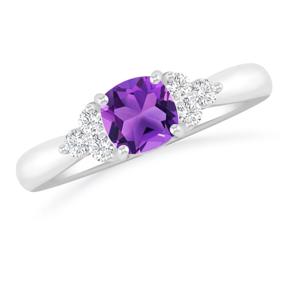 White Gold - Amethyst