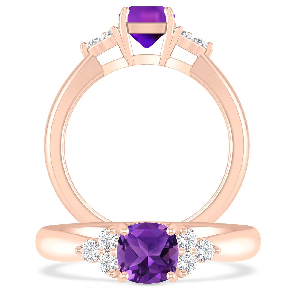 Rose Gold - Amethyst