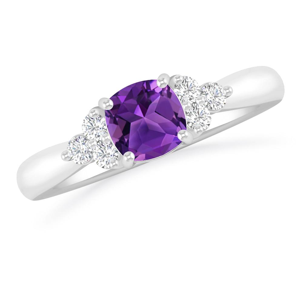 White Gold - Amethyst