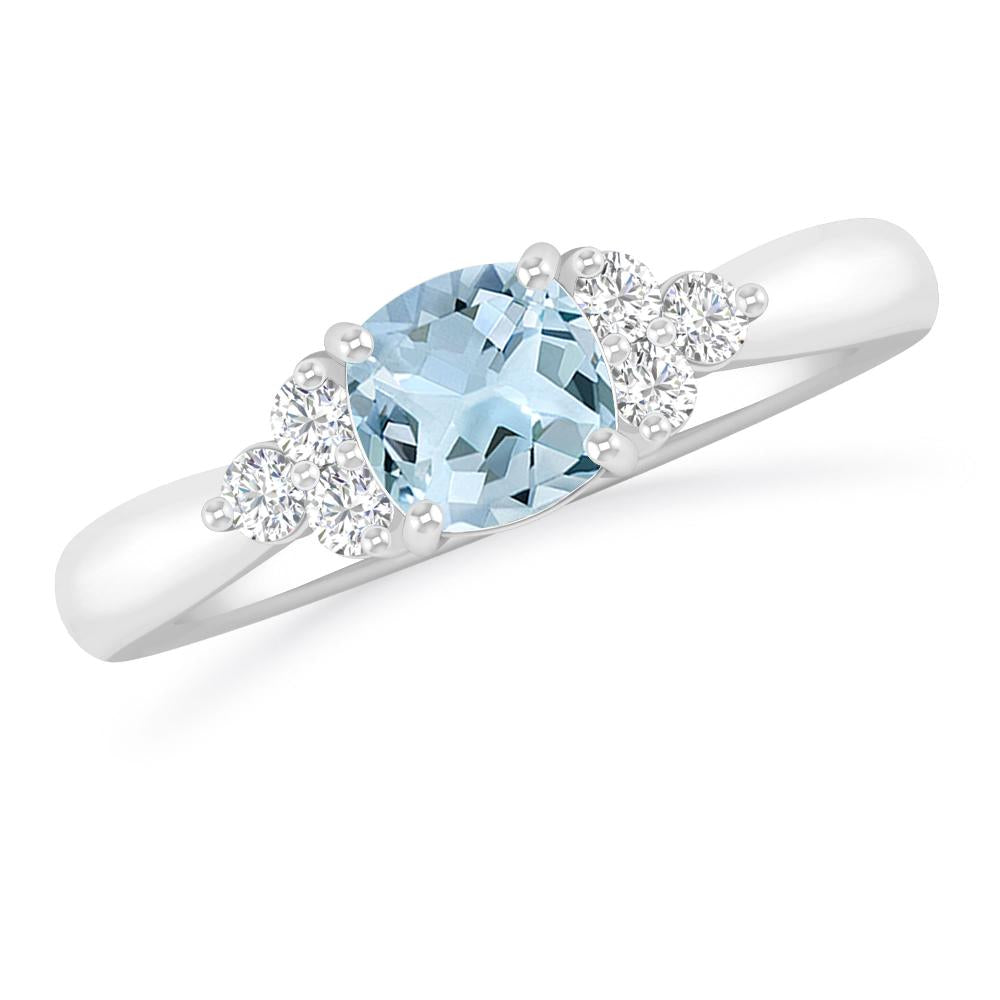 White Gold - Aquamarine