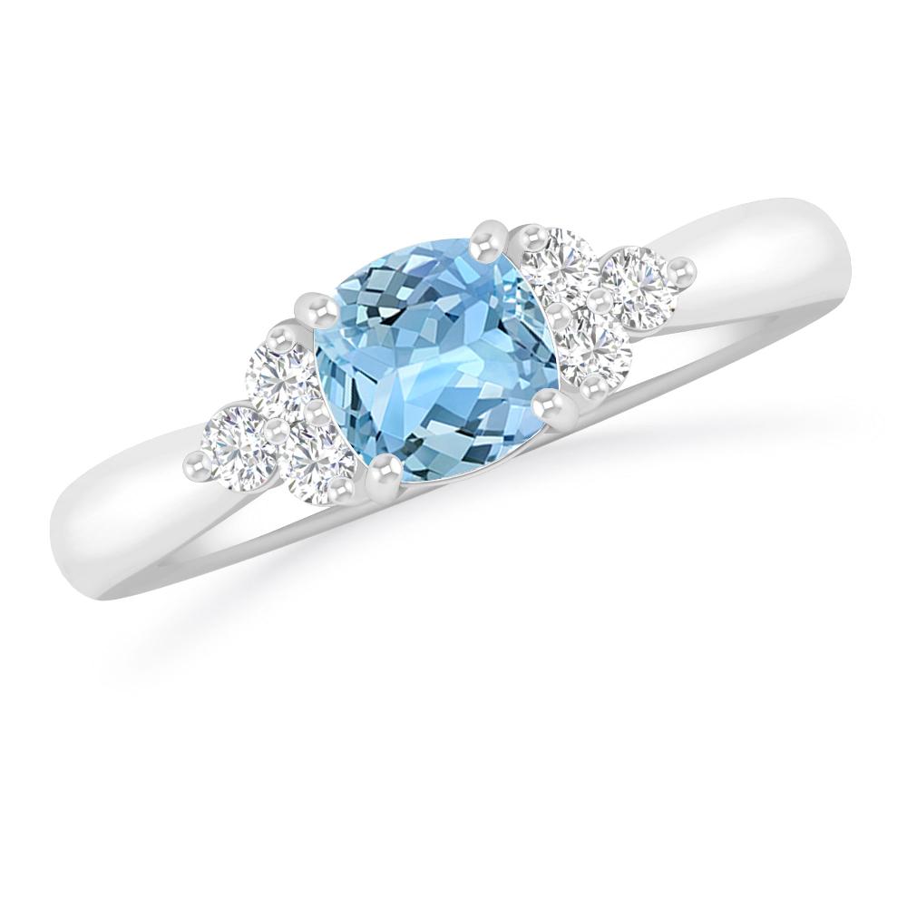 White Gold - Aquamarine