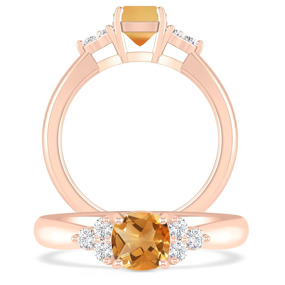 Rose Gold - Citrine