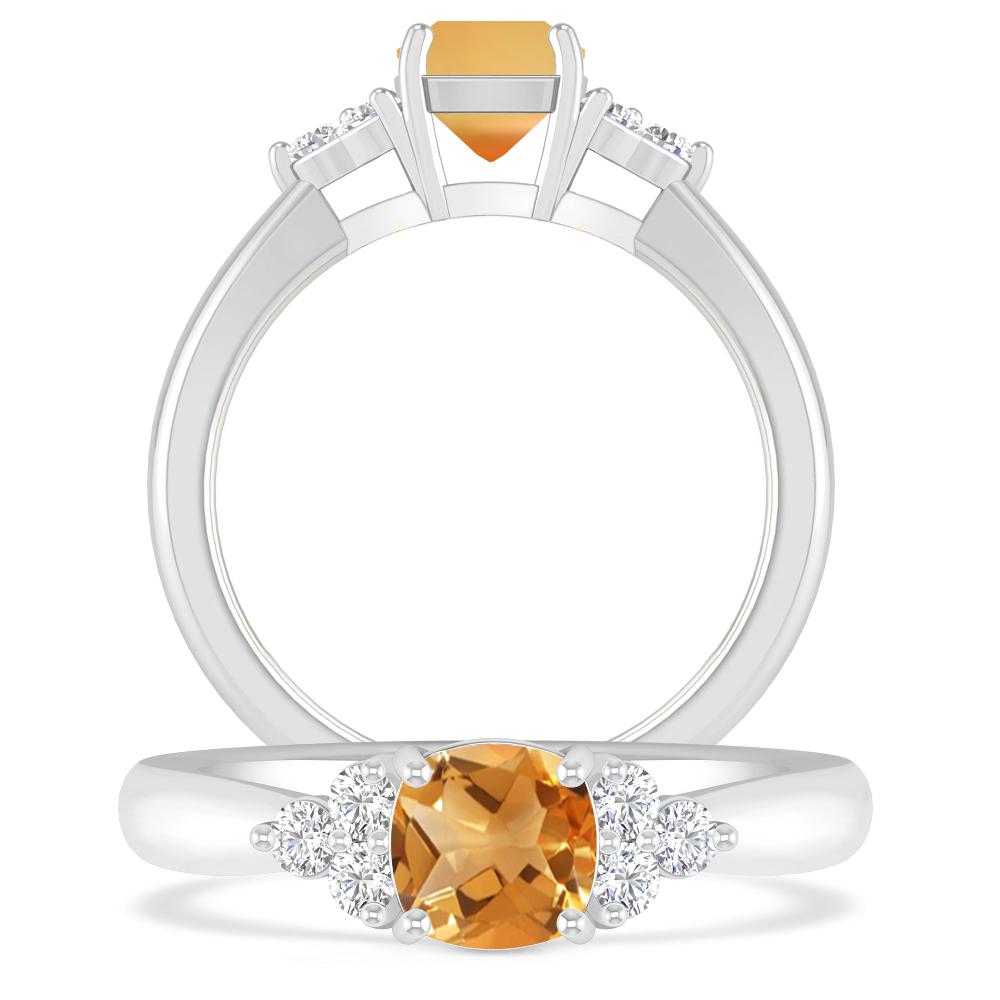 White Gold - Citrine