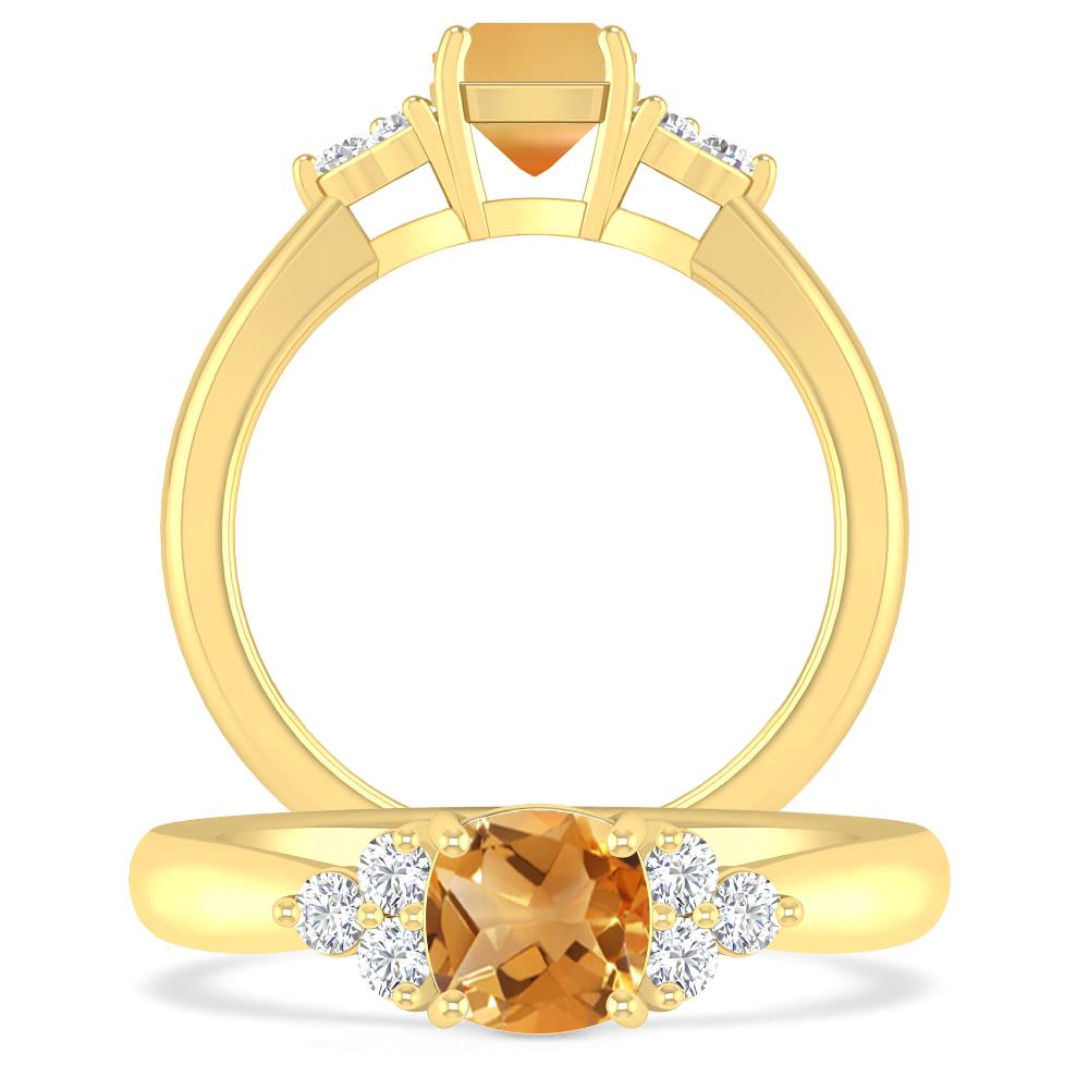 Yellow Gold - Citrine