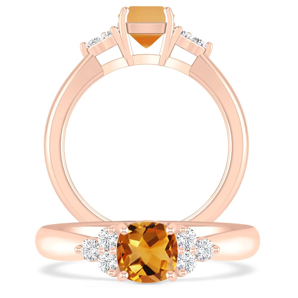 Rose Gold - Citrine