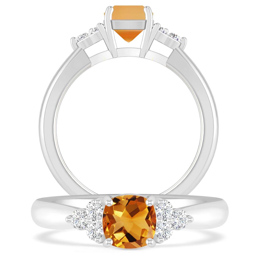 White Gold - Citrine