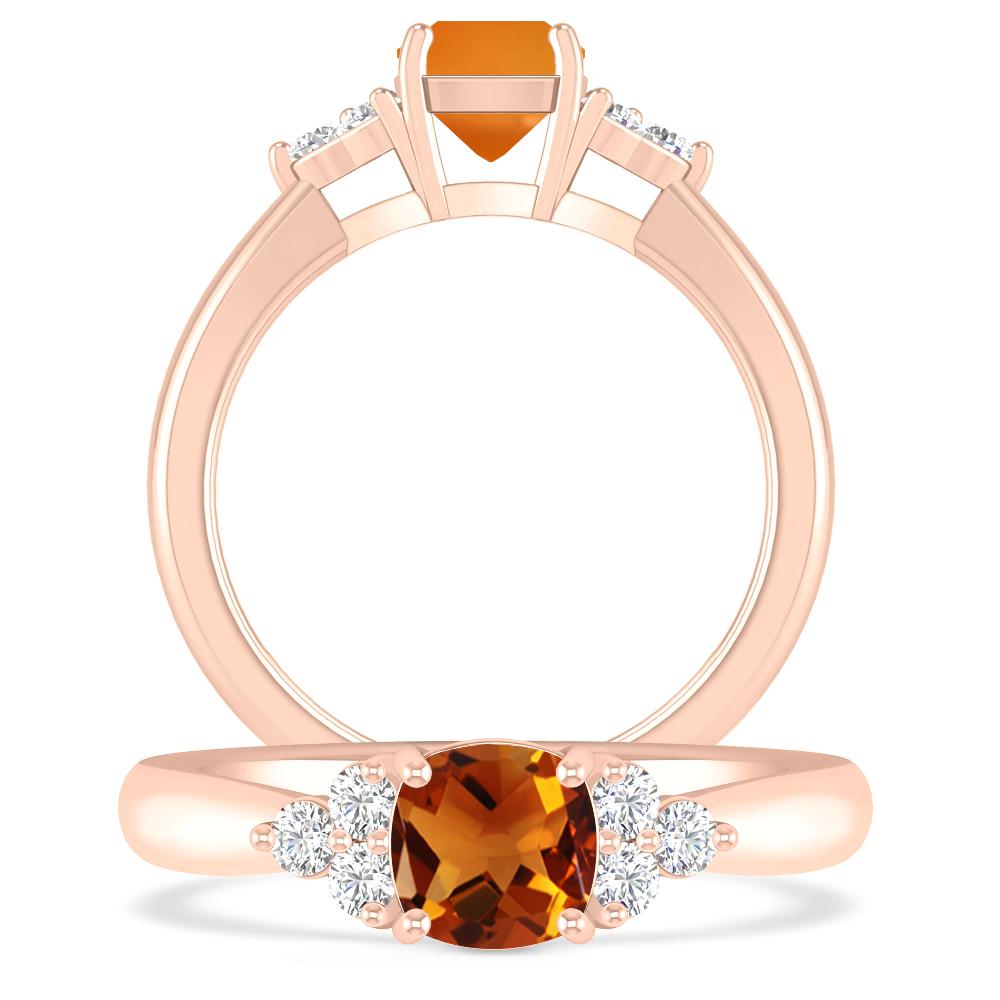 Rose Gold - Citrine