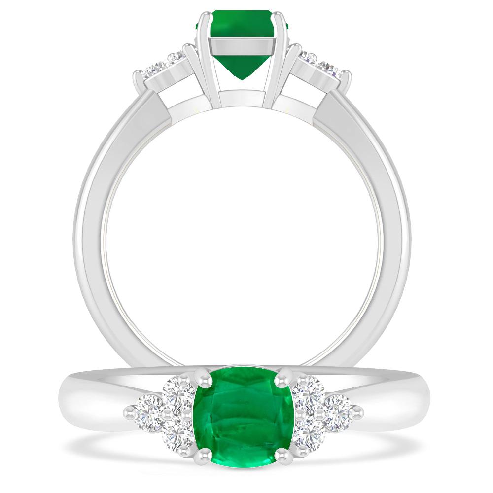 White Gold - Emerald